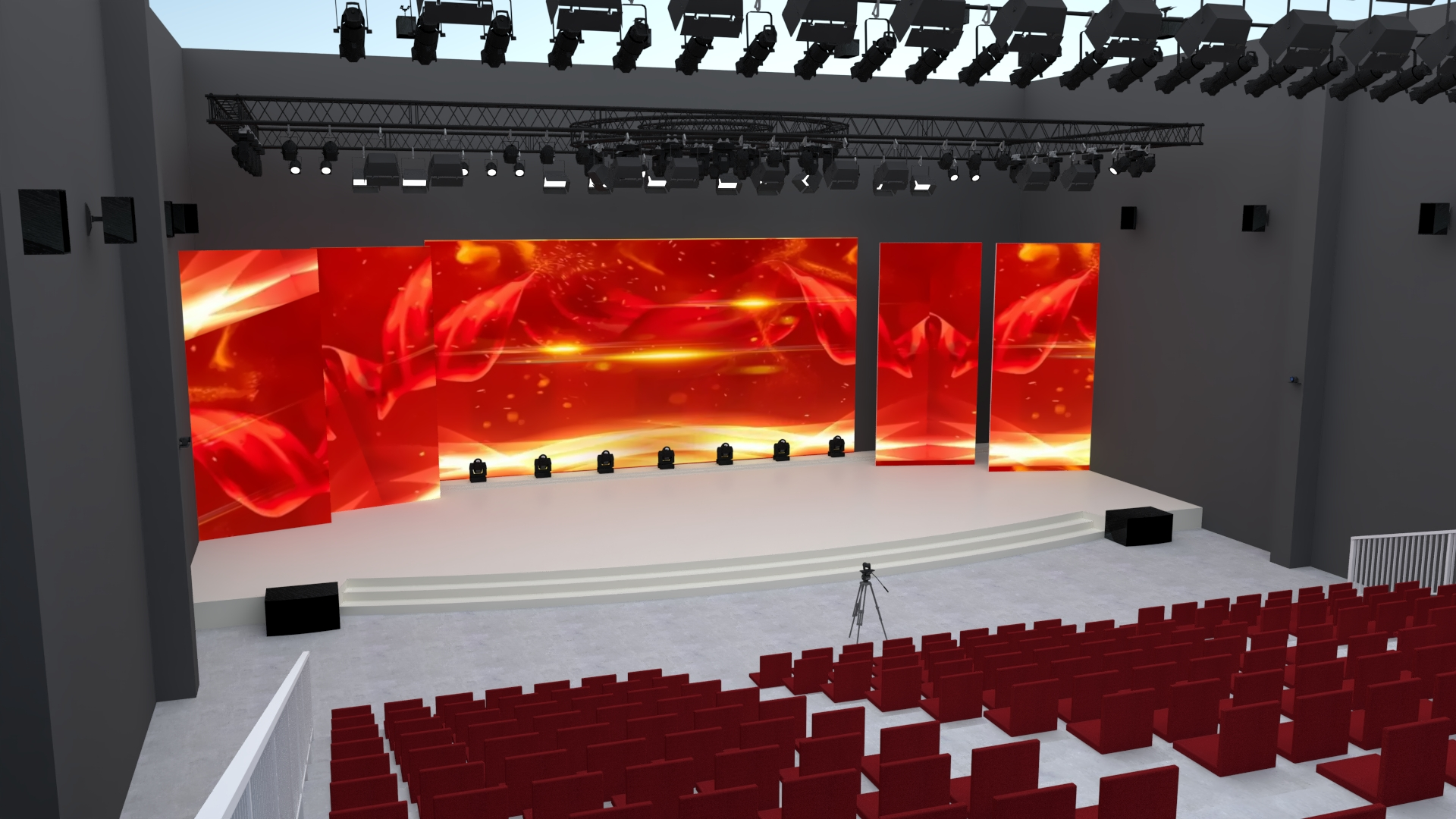 廣播級(jí)演播大廳（400-600m2）