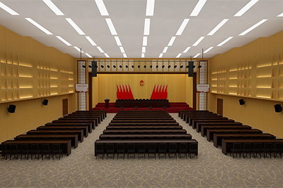 人大、政協(xié)表決會(huì)議室報(bào)告廳（550-750m2）